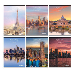 Sveska A4 - SKYLINE Linije
