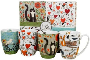 Set četiri šolje - CAT'S WORLD