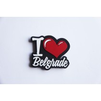 Magnet I love Belgrade