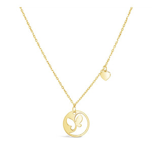 Zlatna ogrlica leptir