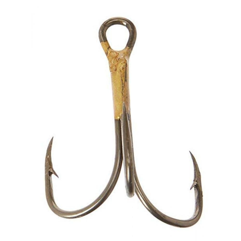 2X TREBLE REG SHANK CURVED POINT BRONZE - 374AH-6