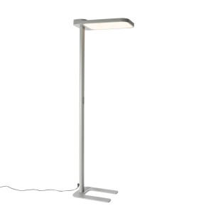 Daglicht vloerlamp grijs incl. LED en dimmer - Guzo