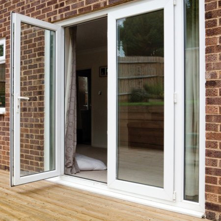 Balkonska pvc vrata dvokrilna 180×210