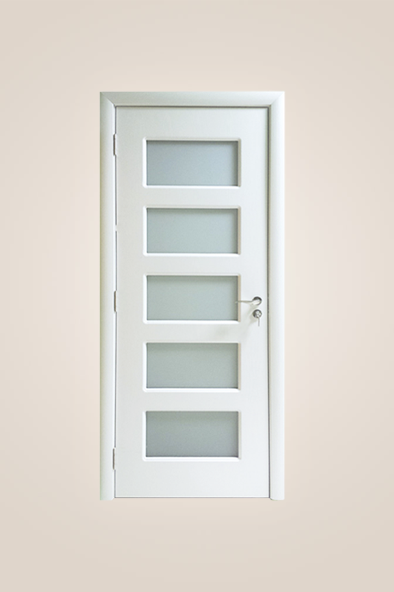 Sobna pvc vrata sa staklom 100×200