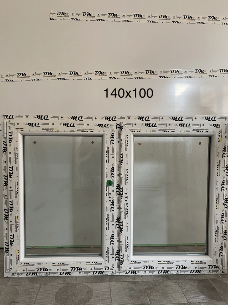 Dvokrilni pvc prozor 140×100