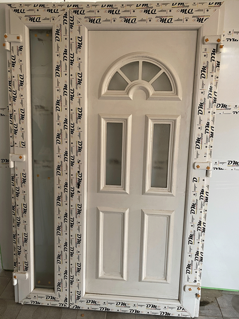 Ulazna PVC vrata dvokrilna 130×210