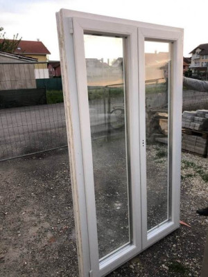 Balkonska pvc vrata dvokrilna 180×210