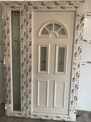 Ulazna PVC vrata dvokrilna 140×210