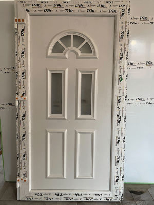 Ulazna PVC vrata jednokrilna 90×200