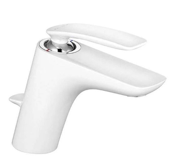 Balance baterija za lavabo bela