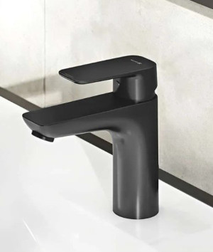 Pure&Style baterija za lavabo mat crna