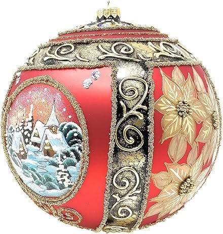 Staklena kugla - crvena