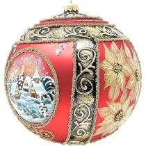 Staklena kugla - crvena