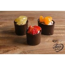 Posne čokočašice sa kremom i voćem