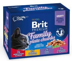 BRIT PREMIUM kesice, sočni komadići, family obrok