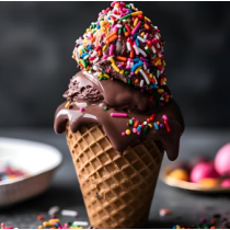 Sladoled crna čokolada