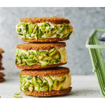 Pistaći sladoled sa francuskim keksom